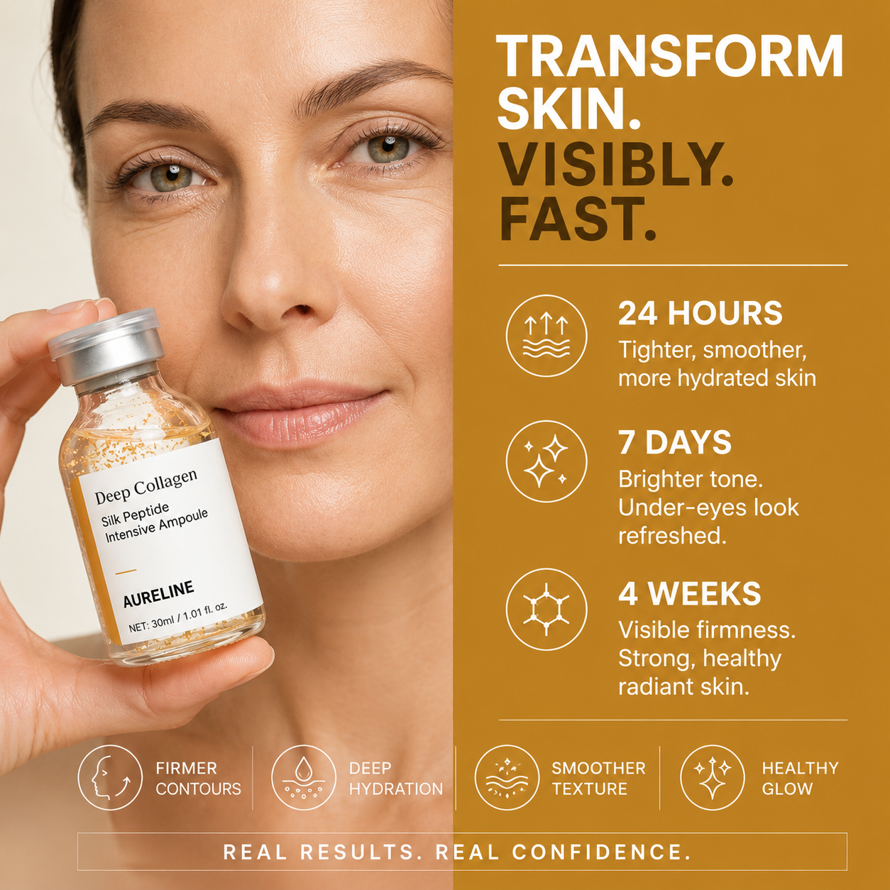 Aureline™ Deep Collagen Silk Peptide Ampoule