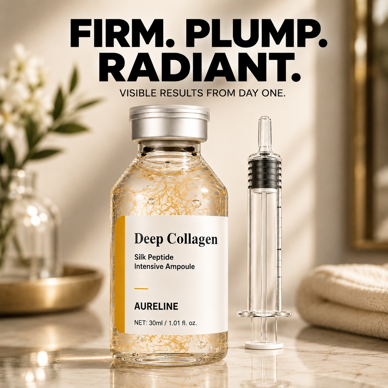 Aureline™ Deep Collagen Silk Peptide Ampoule